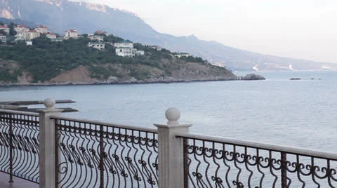 View of the coast. Stock Footage 25232098