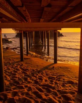 The view of the coast Stock Photos