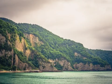 The view of the coast Stock Photos