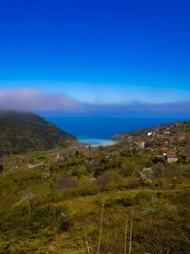 The view of the coast Stock Photos