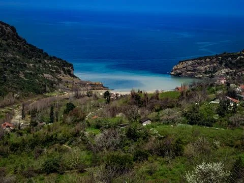 The view of the coast Stock Photos