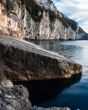 The view of the coast Stock Photos