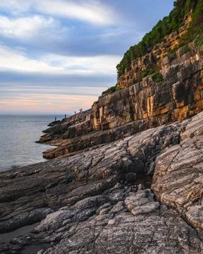The view of the coast Stock Photos