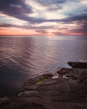 The view of the coast Stock Photos