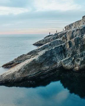 The view of the coast Stock Photos