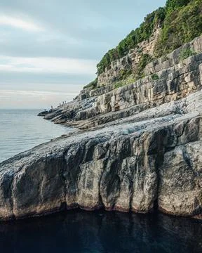 The view of the coast Stock Photos