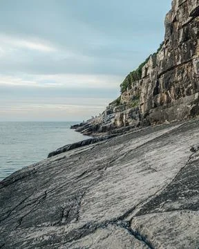 The view of the coast Stock Photos