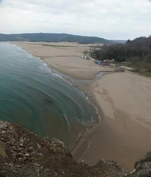 The view of the coast Stock Photos