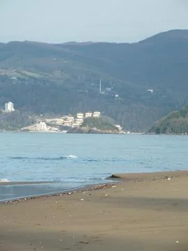 The view of the coast Stock Photos