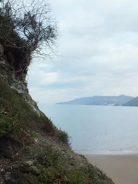 The view of the coast Stock Photos