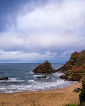The view of the coast Stock Photos