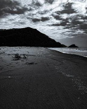 The view of the coast Foto stock
