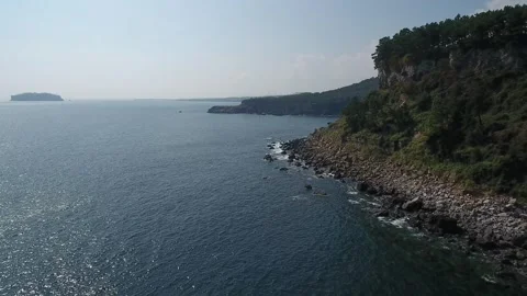 View of the coast of the sea	 Vídeos de archivo 310298916