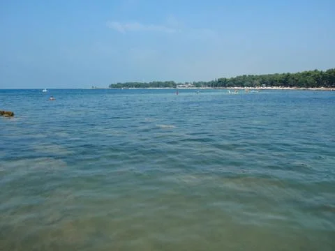 View to the coast in summer Stock Photos