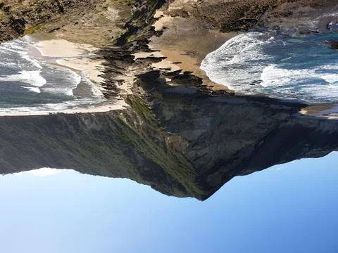 View of Coastal Point Stock Photos