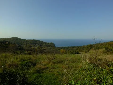 The view of coastline Stock Photos