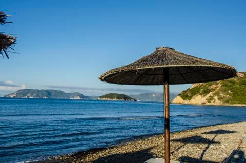 View of coasts and islets Stock Photos