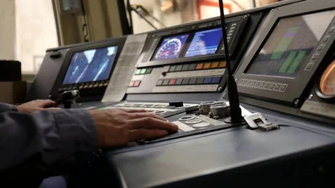 View from the cockpit subway driver. Stock Footage 71208173