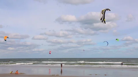 View of a Cocoa Beach. 스톡 동영상 57115918