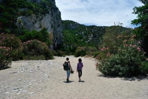 View of Codula of Luna Stock Photos