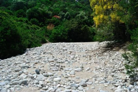 View of Codula of Luna Stock Photos