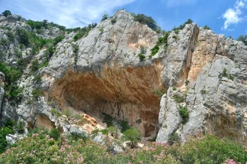 View of Codula of Luna Stock Photos