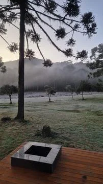 View of a cold dawn Stock Photos