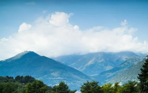 View from Colico Stock Photos