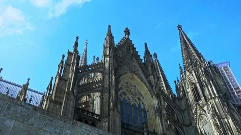 View of Cologne Cathedral in Summer Video stock 92747692