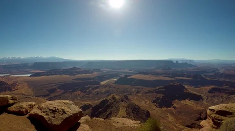 View of Colorado River at a distance. Stock Footage 99753433