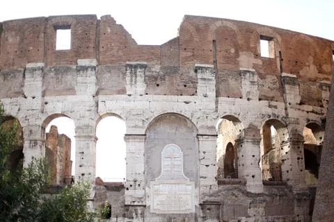 View of the Colosseum in Rome Stock Photos