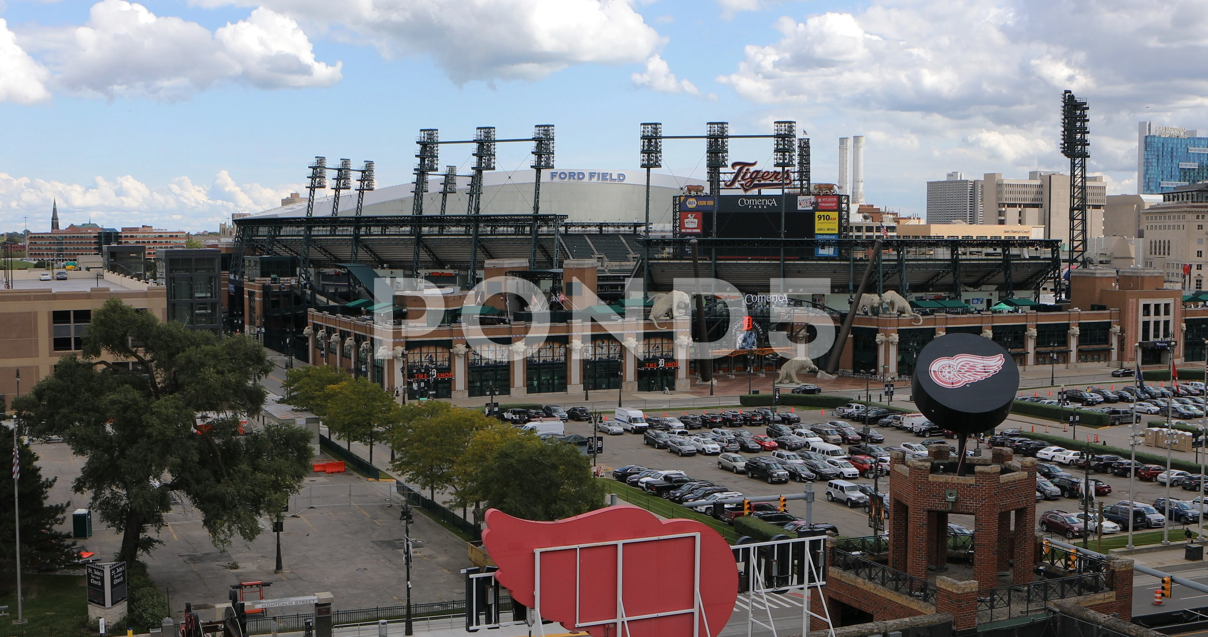 Detroit - Comerica Park, Stock Video