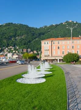 View of como - italy Stock Photos