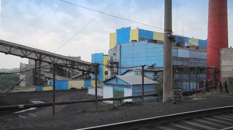 View of the concentrating plant Stock-Footage 47224902