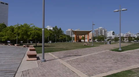 VIEW OF CONDADO LAGOON PARK Stock Footage 51235700