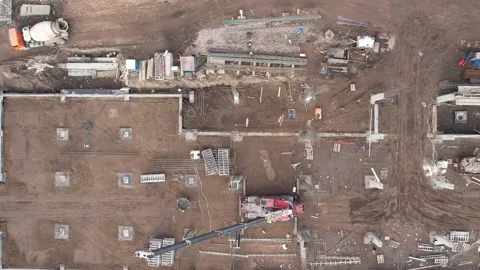 View of the construction site 库存影片 220856781