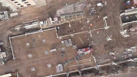 View of the construction site 库存影片 220856815