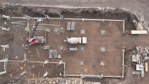 View of the construction site 库存影片 220858873