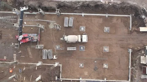 View of the construction site 库存影片 220859275