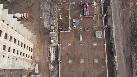 View of the construction site 库存影片 220859655