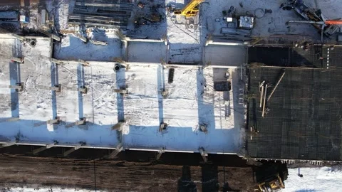 View of the construction site  Stock-Footage 221663780