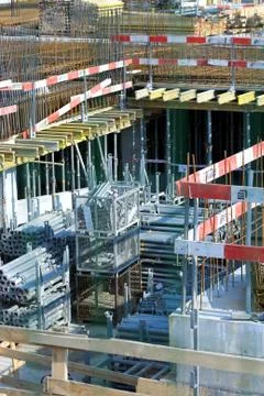 View on construction site Stock Photos