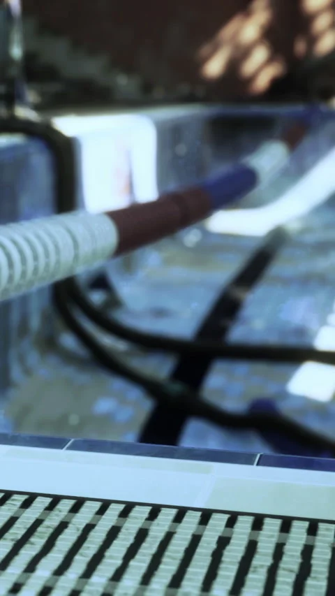 View of a construction site with tools and materials in use during the day Stock Footage 340264442