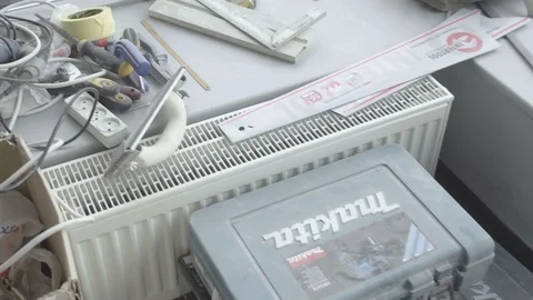 View of construction tools Stock Footage 90242581