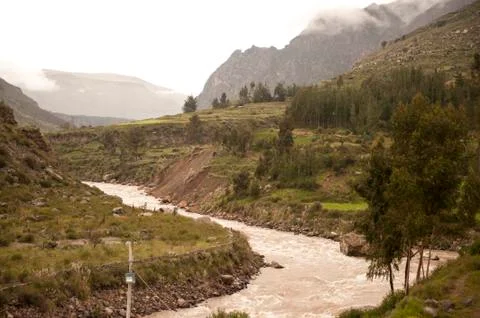 View of Coparaque Stock Photos