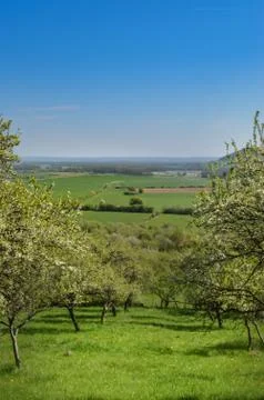 A view of the countryside in the Meuse Stock Photos