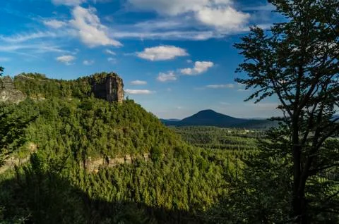 View of the countryside Stock Photos