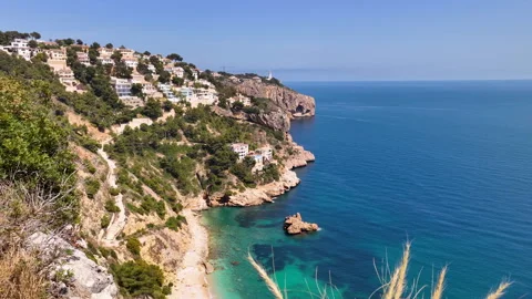 View of Cova dels Òrguens Video stock 241425780
