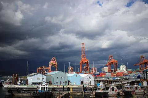 View from CRAB Park 스톡 사진