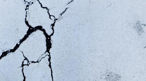 View of Cracked White Wall Texture 스톡 사진